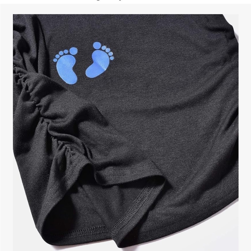š©· 3/$18 NWT Maternity T-Shirt with American Made Baby Print - Picture 6 of 6